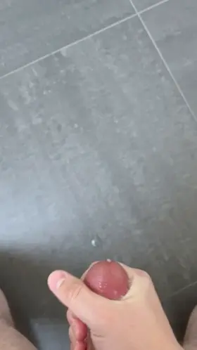 Unloading my cut cock