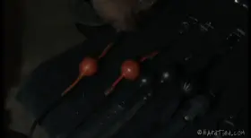 AJ Applegate tightly ballgagged - Crygasm - Hardtied