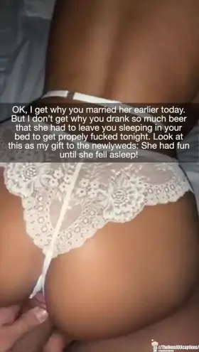 What’s on your phone when you wake up the morning after your wedding…