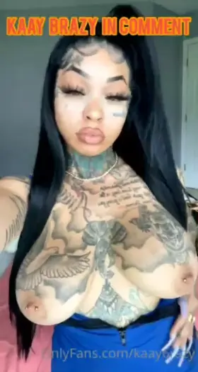 Big Ass Big Tits Blowjob Dildo Ebony Tattoo Porn GIF by itachiuciha