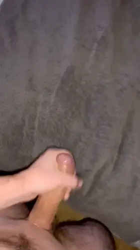 I love using massage oil when I play with my cock