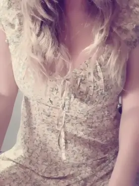 I actually didn't wear anything underneath my sundress today