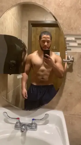 Got a little frisky in the gym bathroom