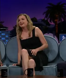 Emily Vancamp on James Corden