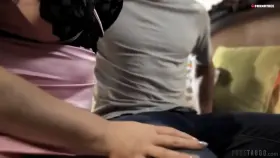 Husband Watches Wife Blowing Student