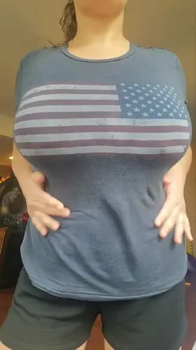 All American tiddy reveals are always a huge surprise (OC)
