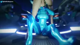 Samus aran throatfuck ( nappana) [Metroid] (w.s)