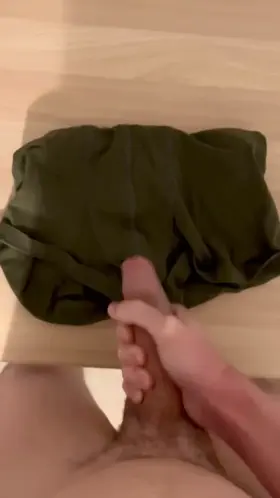 Making a loud mess on my underwear