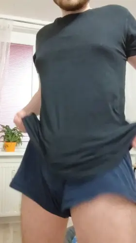 Would you stroke my beard or my cock? How about both?