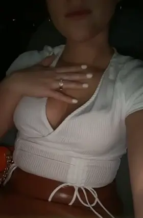 I love being slutty in the car 😇 [video]