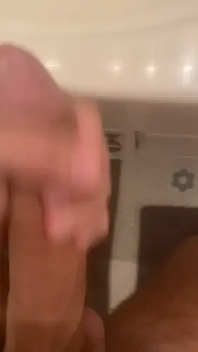 Got horny before my hot shower so had to unload my big load 🍆💦💦 Where would you want my load? 😈 #xl #hung