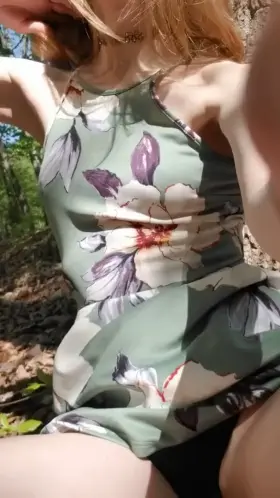Use my body as a fuck toy after our walk together in the woods