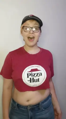 Did anyone order a cute delivery girl?