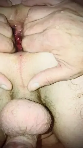 Anal Dildo stretching, gaping and opening my arse.