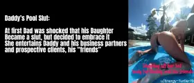 Daddy’s Pool Slut