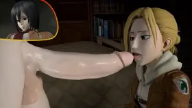 Annia x Mikasa ( Stalkek )[ Attack on Titan]