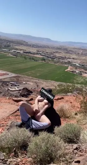 Almost got caught by some other hikers, but this was so much [F]un (OC)