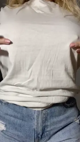 Come and eat my tits daddy!