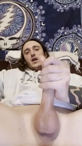 Launching cum all over myself 😋