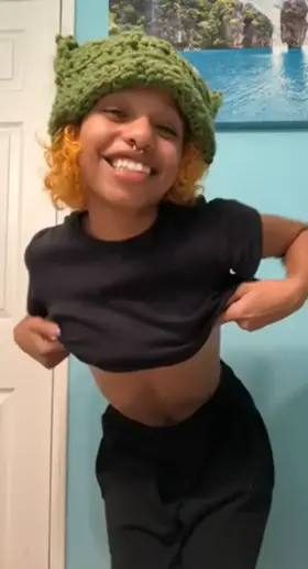 learning to crochet ! this is my first hat 😊 what do u think ?