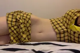 Do you like what's hiding in my skirt?