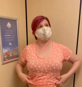 Would you mind being in an elevator and seeing a tittydrop from a mature 41(f)?