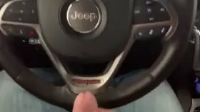 Pulling out my boner at the busy lunch break car wash