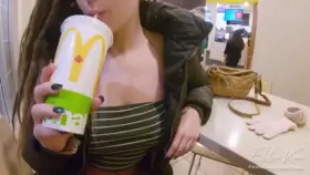 Fucking Under McDonalds Table [0:00]