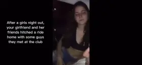 Girlfriend had too much fun clubbing
