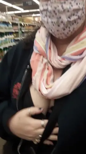 Store flashing shenanigan's !! Love the excitement of almost getting caught!! 41(f) TGIF !! 😂🤣😘