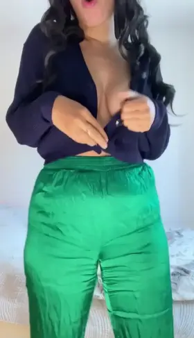 Cardigan with no bra