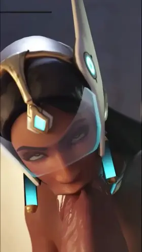symmetra self blowjob ( Lewdhyl ) [ Overwatch ]