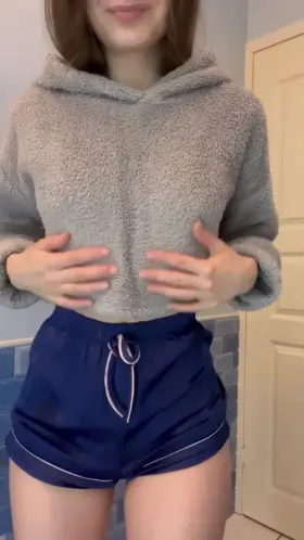 This might be the tiniest boob [drop] you see today!