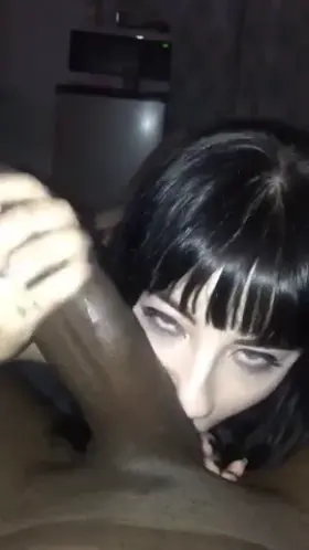 My femboy roommate struggled to take my entire cock in his mouth. Makes me wonder how I'll fit in his sissy boipussy later