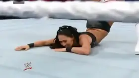 Brie Bella wardrobe malfunction
