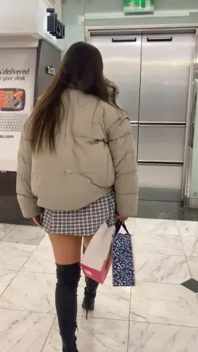 Walking in the mall