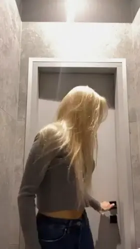 Work got me bored and I was getting horny.. so I went to the restroom to record this video playing with myself - I hope my boss doesn’t know what I’m doing all the time lol