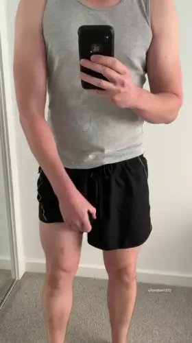 [36] Gym shorts are a problem.