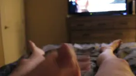 Big cumshot after a week without jerking it