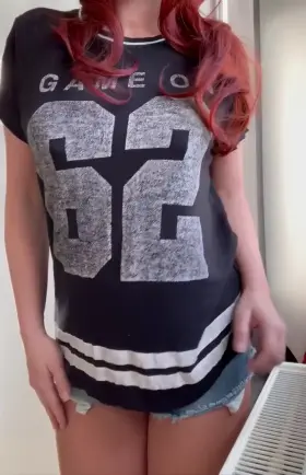 Game on - do you like my titty drop?