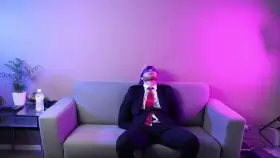 We blindfolded her boyfriend and slowly seduced him together! :) (OC)