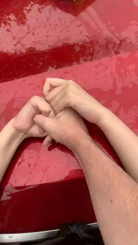 First washed his car then his dick