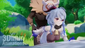 ganyu doggy ( 3dimmanimations) [genshin impact]