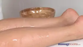 Massage Rooms Gorgeous masseuse explores
