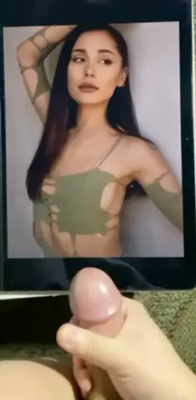 Erupting all over her