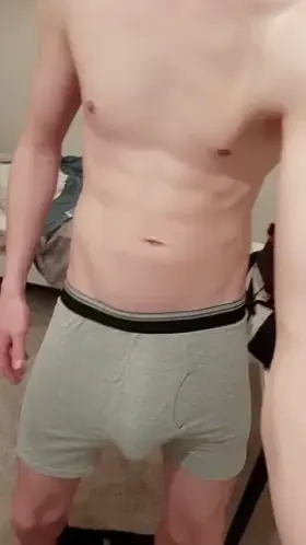 Got to stretch my boxers a long way to whip this out!