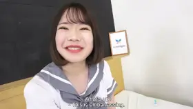 Cute Japanese Girl next door, Ayumi gets into costume to play