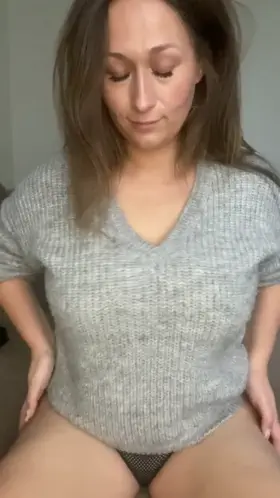 Let’s check what is under the sweater 😋