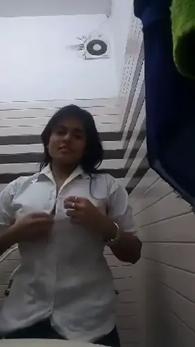 Sexy girl stripping self recording