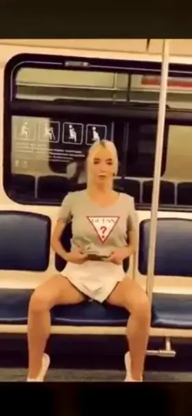 The girl on the train